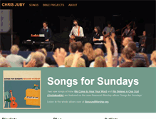 Tablet Screenshot of chrisjuby.com